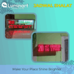 Jadwal Shalat Running Text Lebar 20cm