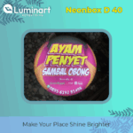 Neonbox Bulat Diameter 40cm